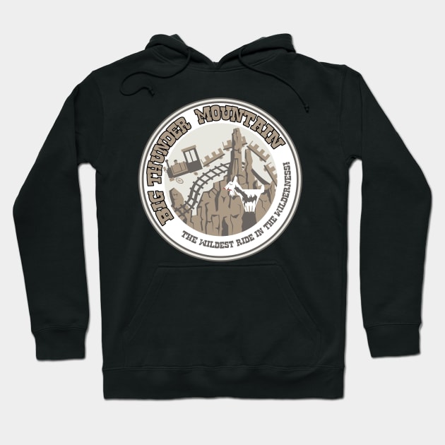 Big Thunder Mountain (gray) Hoodie by brodiehbrockie